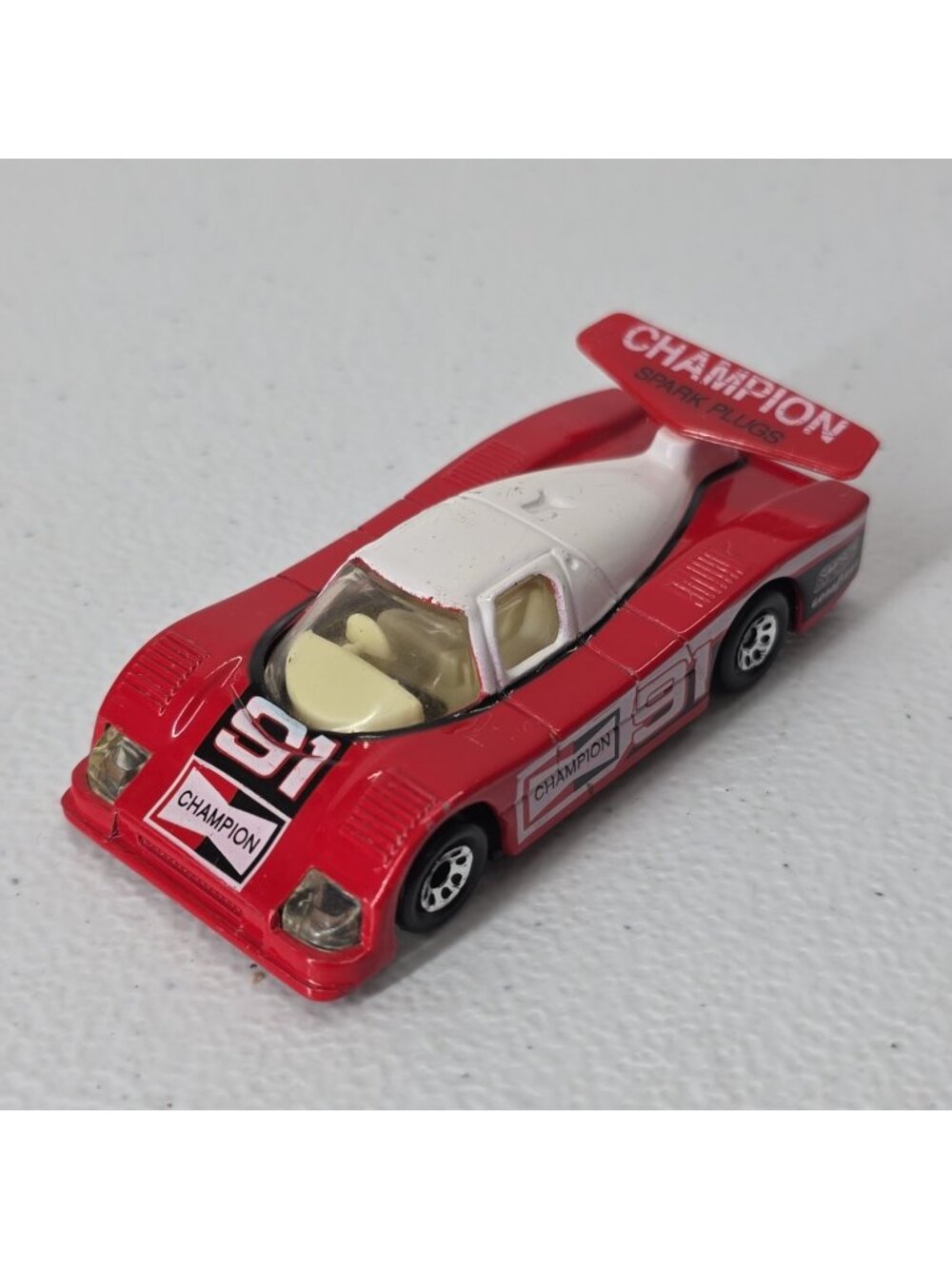 Matchbox No 91 Group C Racer Red Champion 1984 China 1:55 Scale Die Cast Car